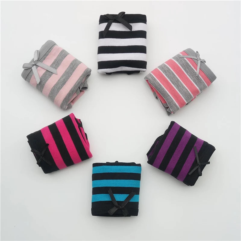 Women'S Cotton Panties Girl Briefs Ms. Cotton Underwear Bikini Underwear Sexy Ladies Briefs Free Shipping 5 Pcs/Set