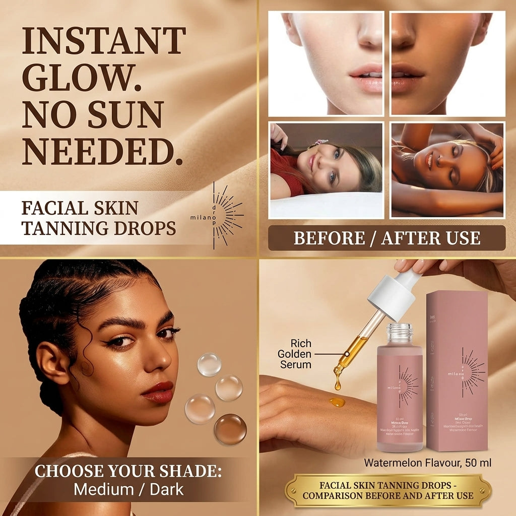 Self-Tanning Face & Body Serum – Bronzing Drops