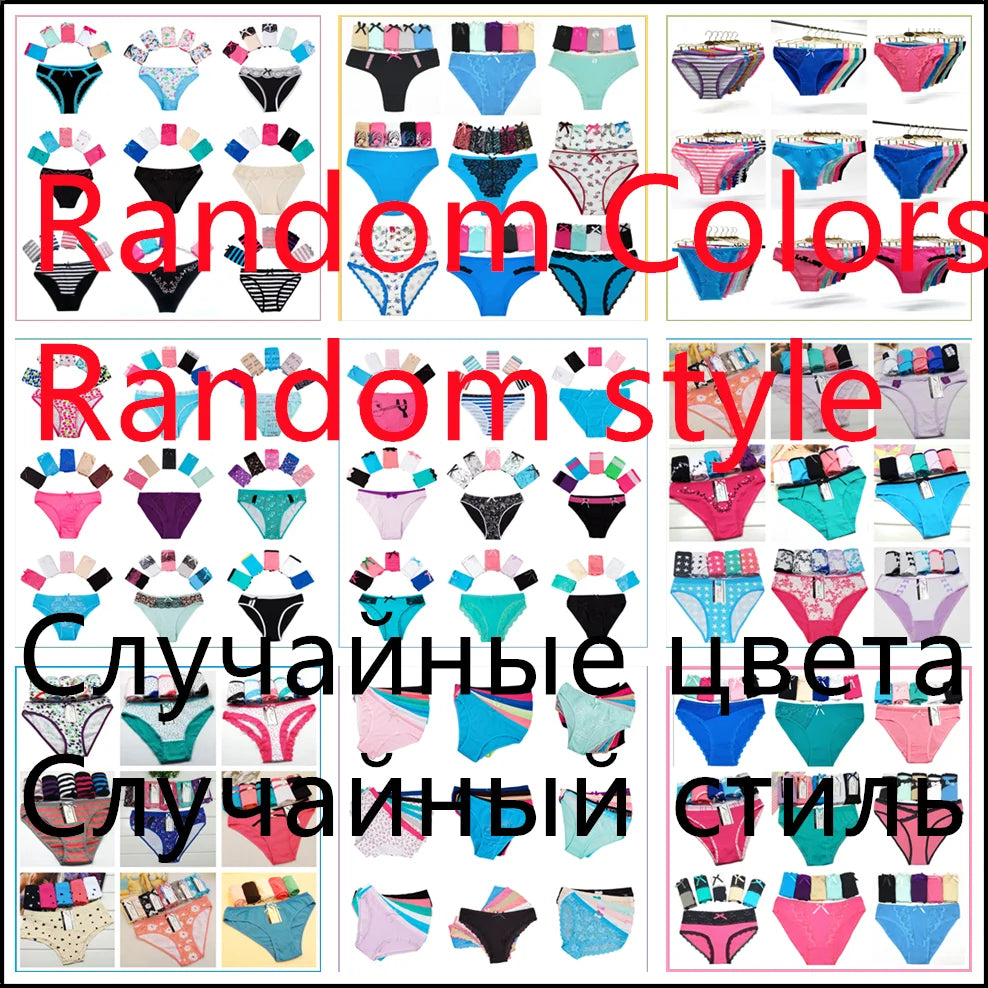 Women'S Cotton Panties Girl Briefs Ms. Cotton Underwear Bikini Underwear Sexy Ladies Briefs Free Shipping 5 Pcs/Set