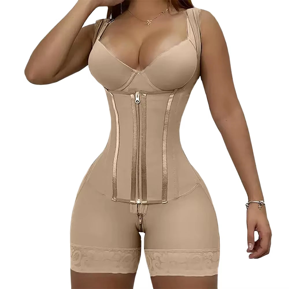 Firm Compression after Surgery Post Op Liposuction Body Shapewear Boned Waist Trainer Band Colombianas Girdle Fajas Shaper