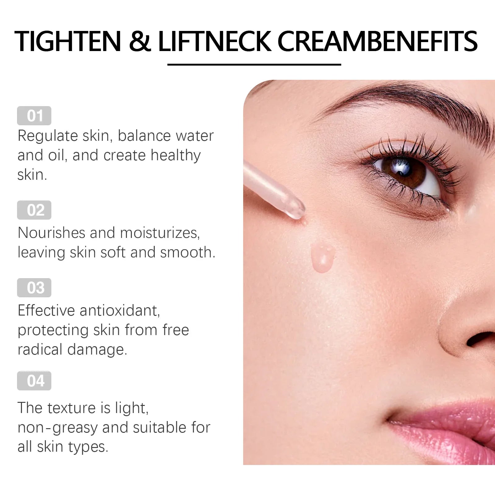 Lactobionic Acid Shrink Pores Serum Nourish Smooth Pores Blackhead Removing Exfoliating Moisturizing Hyaluronic Acid Essence